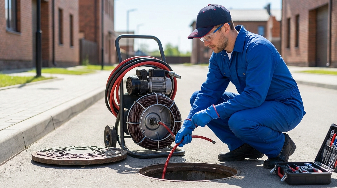 Drain camera inspection