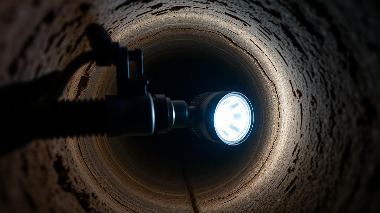 Sewer camera inspection